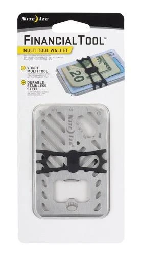 7-in-1 Stainless Steel Financial Multi-tool With Cash Wrap