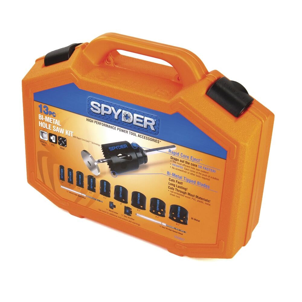 Spyder 600887 13 pc. Bi-Metal Hole Saw Kit