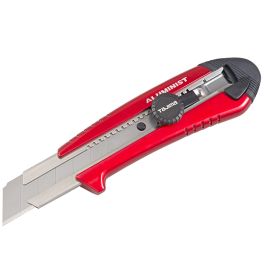 Tajima Tool Rock Hard Aluminist 701R Cutter Knife, Dial Blade Lock, 3x Rock Hard Blade, Red AC-701R