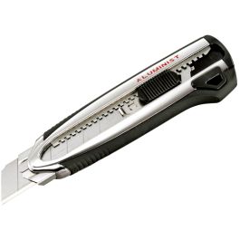 Tajima Tool Aluminist Magazine 700C Cutter Knife, Dual Blade Locks, 3x Rock Hard Blade, Chrome ACM-700C