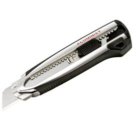 Tajima Tool Aluminist Magazine 700SC Cutter Knife, Dual Blade Locks, 3x Solid Rock Hard Blade, Chrome ACM-700SC