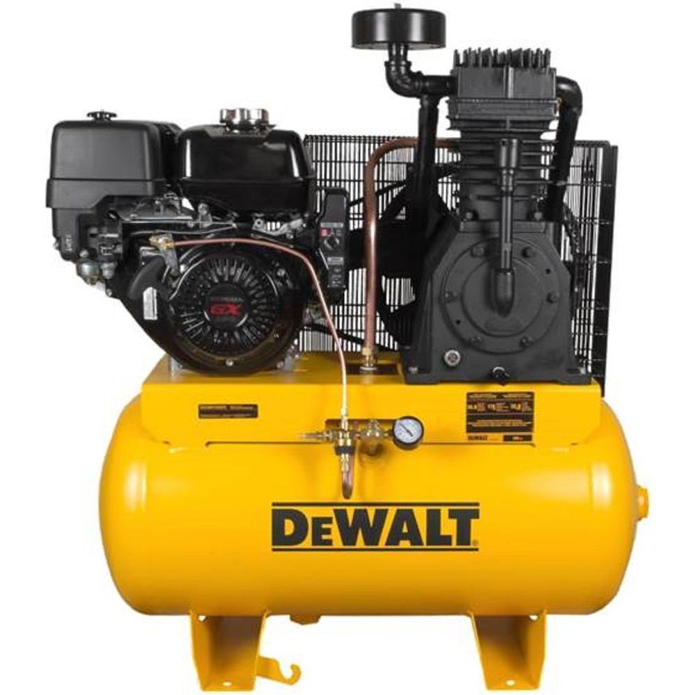 30 Gal. 2-Stage Portable Gas-Powered Truck Mount Air Compressor