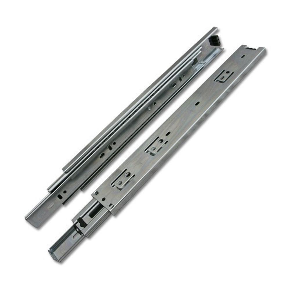 24 in. Side Mount Over Extension Ball Bearing Drawer Slides (10-Pair)