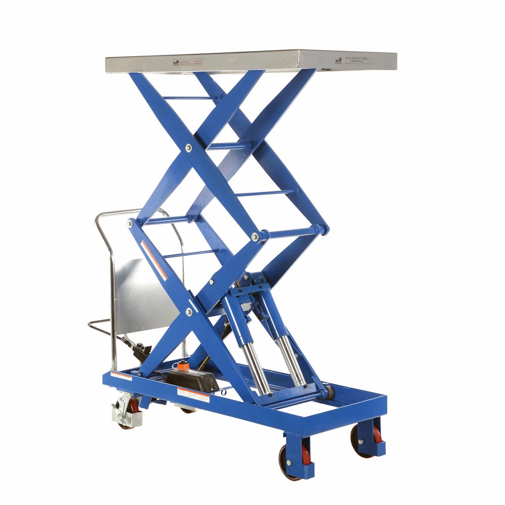 Vestil CART-1500-D-TS Hydraulic Scissor Cart 1.5K 47.5 X 24