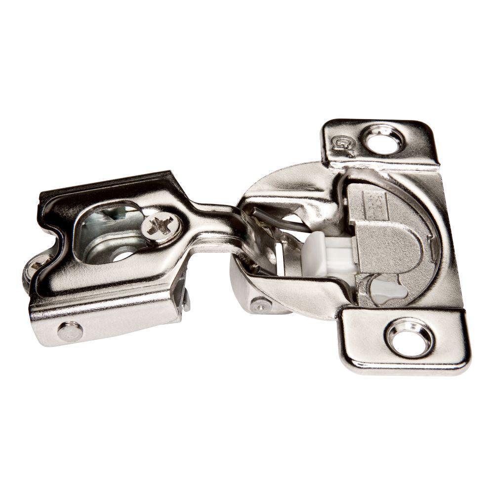35 mm 110-Degree 3/4 in. Overlay Soft Close Cabinet Hinge (1-Pair)