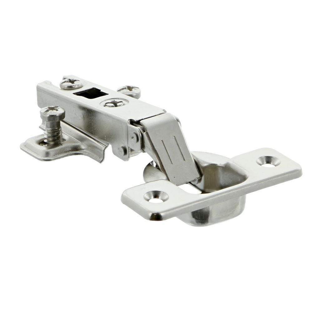 Full Overlay 110 Deg. Opening Concealed Hinge For Frameless Cabinets (2-Pack)