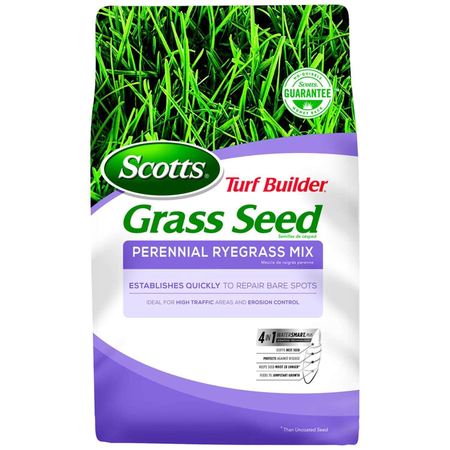 Scotts Turf Builder Perennial Ryegrass Sun or Shade Grass Seed 7 lb