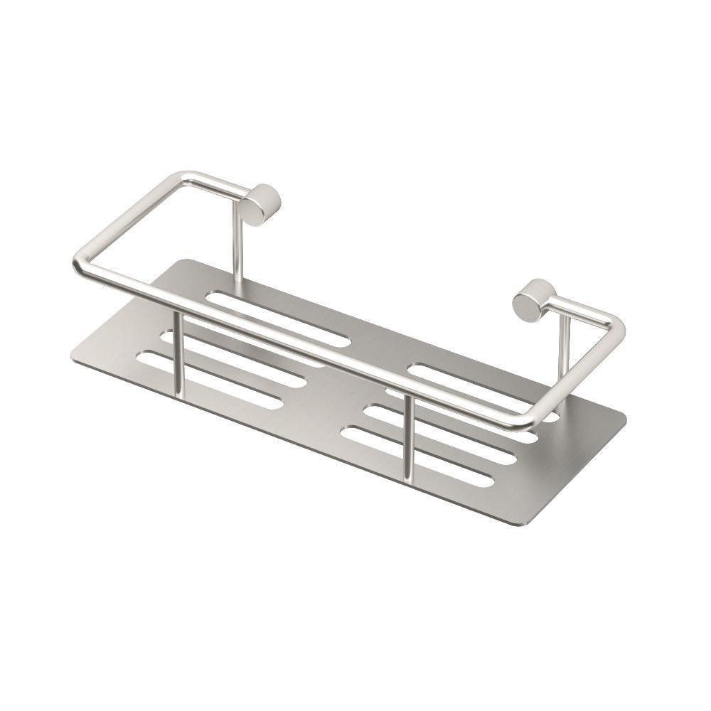 Elegant 10 in. W Shower Shelf in Satin Nickel