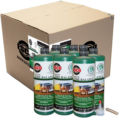Esco Equipment 20471 Liquid Tire Balance - 32oz (12 Bottles) - Tire Repair