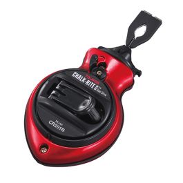 Tajima Tool Chalk-Rite II Extra Bold Chalk Snap-Line, 1mm, Black Snap Line Dye, Metallic Red CR201R-PR