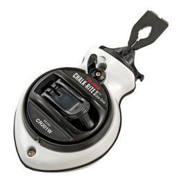 Tajima Tool Chalk-Rite II Extra Bold Chalk Snap-Line, 1mm, Black Snap Line Dye, White CR201W-P