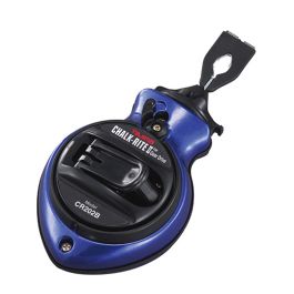 Tajima Tool Chalk-Rite II Ultra-Thin Chalk Snap-Line, 0.5mm, Blue Micro Chalk, Metallic Blue CR202B-P