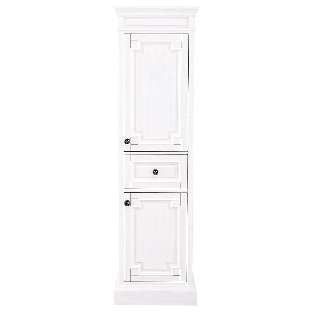 Cailla 20 in. W x 72 in. H Linen Cabinet in White Wash