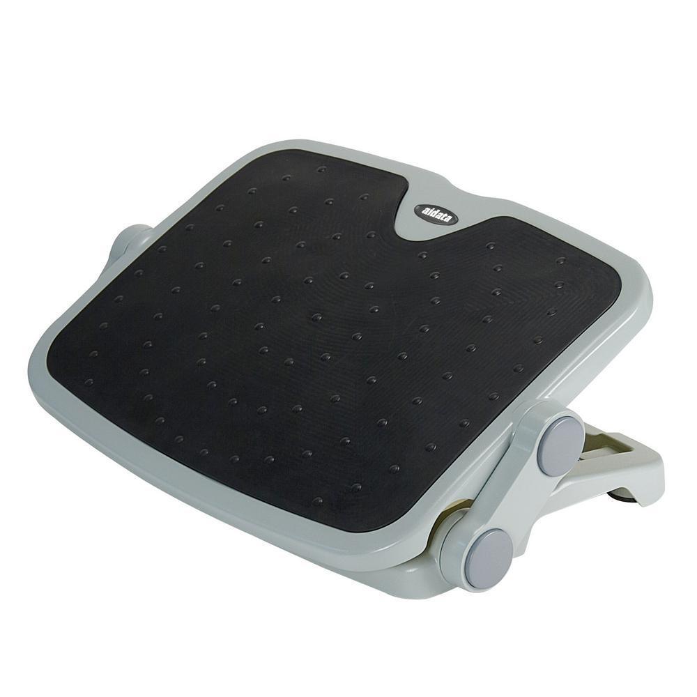 Gray Luxe Comfort Plastic Footrest