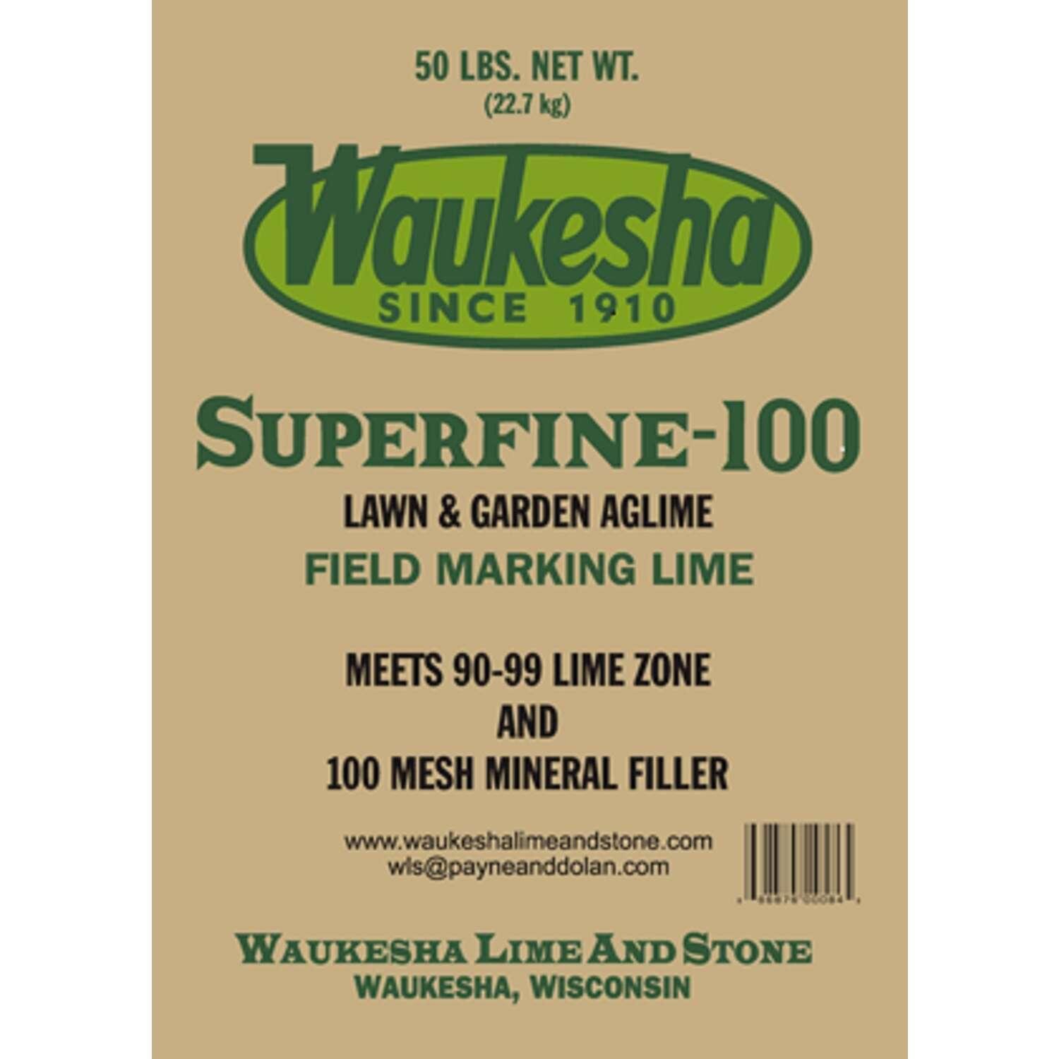 Waukesha Superfine-100 Field Marking Lime 50 lb