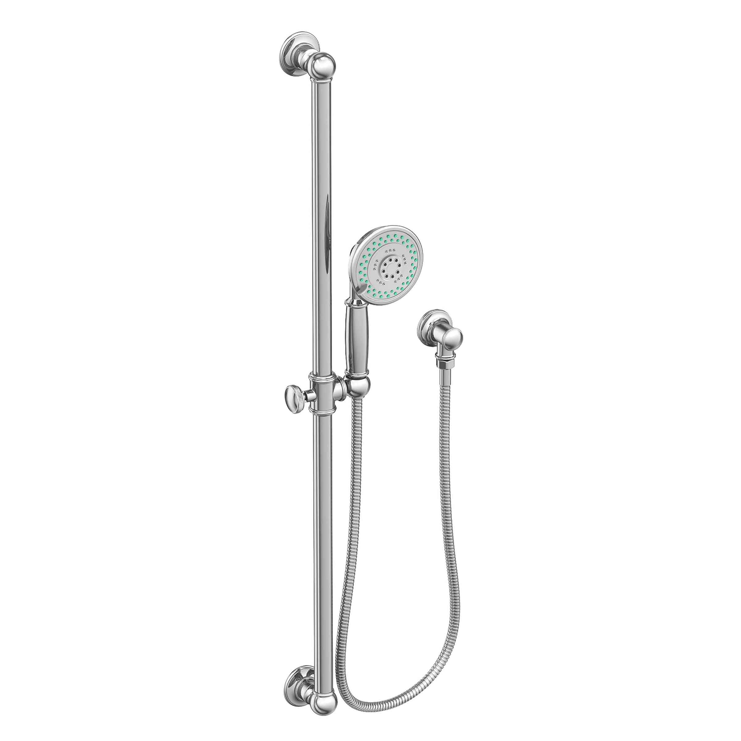 Newport Brass 280L Slide Bar With Single Function Hand Shower Set
