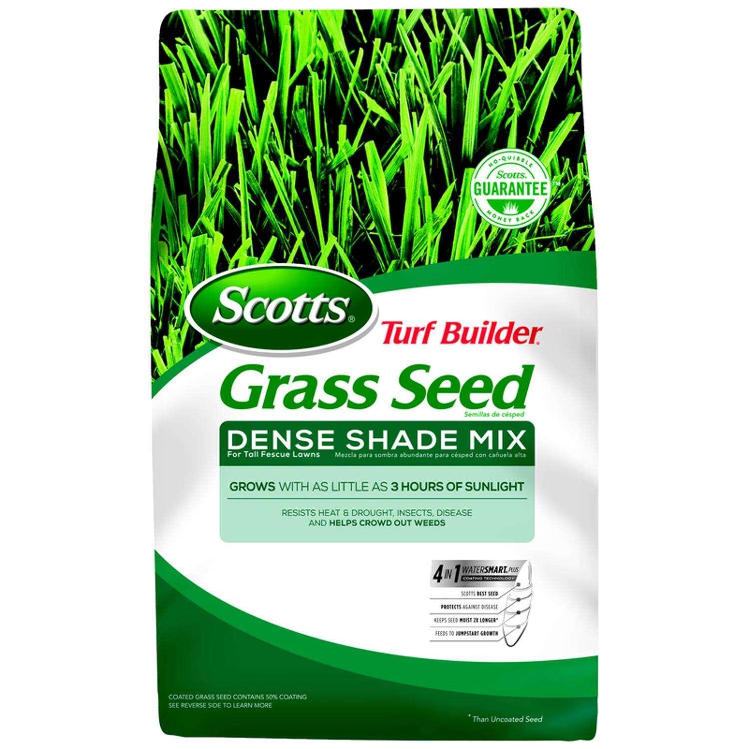 Scotts Turf Builder Tall Fescue Grass Dense Shade Grass Seed 3 lb