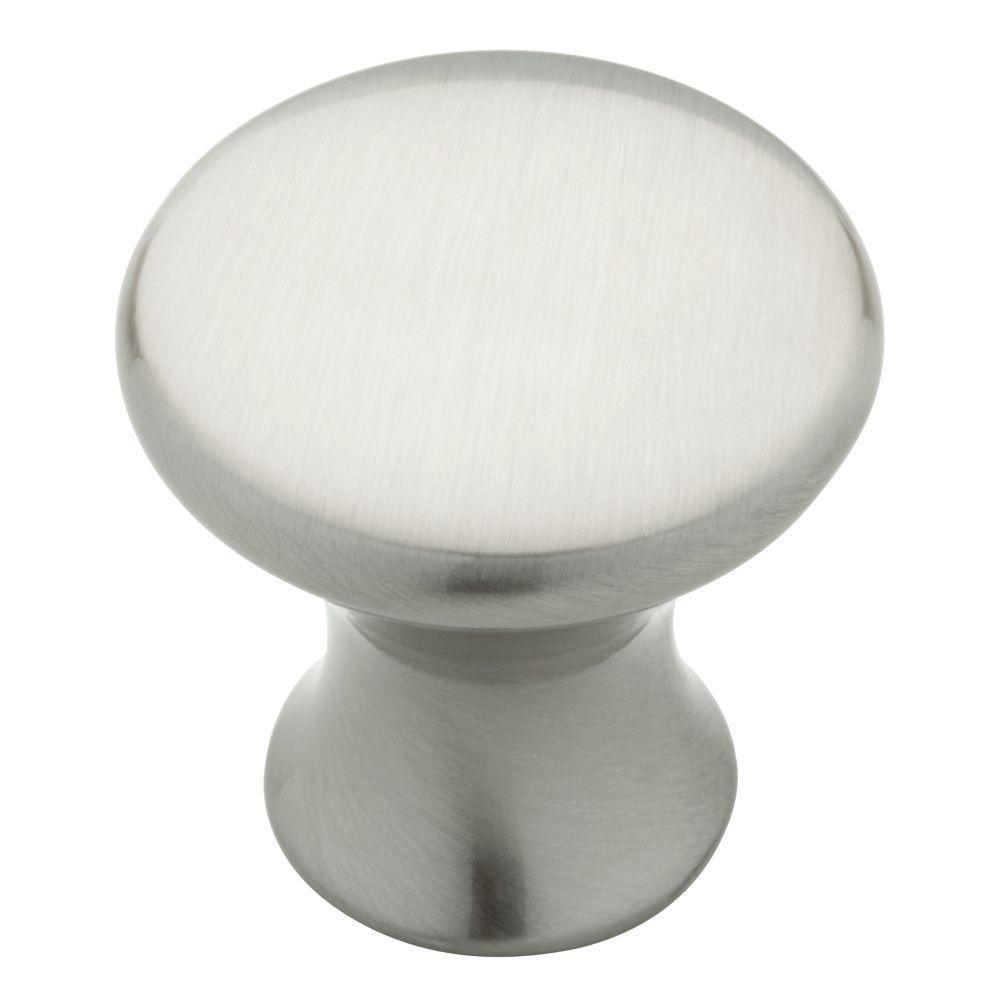 Southampton 1-1/8 in. (28mm) Satin Nickel Round Cabinet Knob