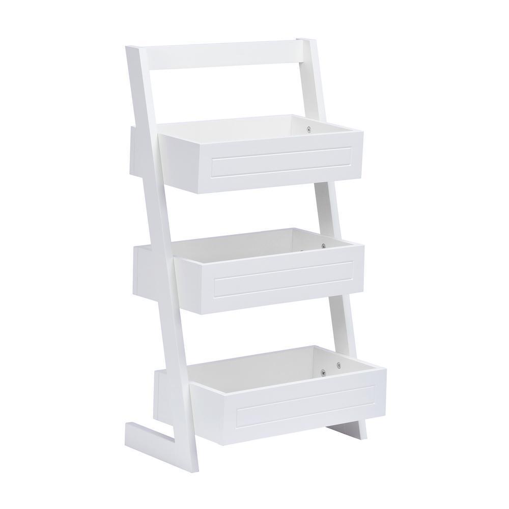Cary I 15.5 in. W Shelf Unit in White