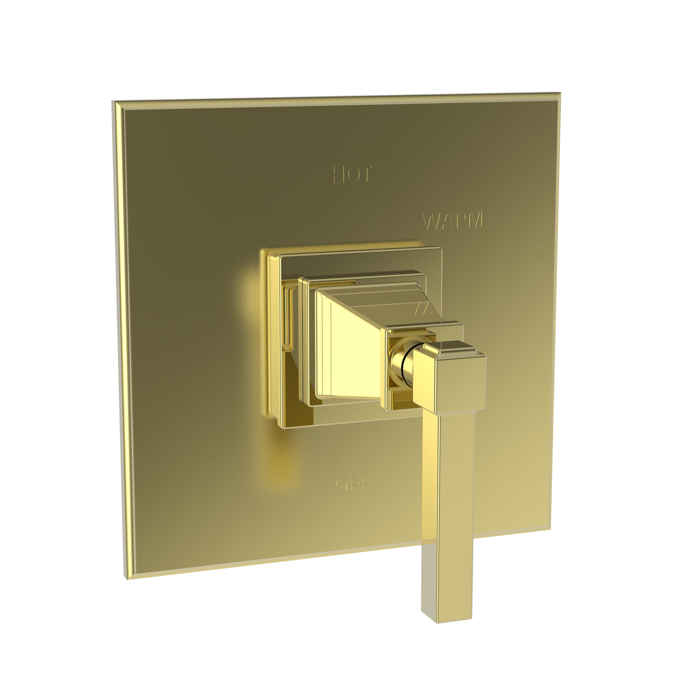 Newport Brass 4-3144BP Malvina Balanced Pressure Shower Trim Plate With Handle. Less Showerhead, Arm And Flange.