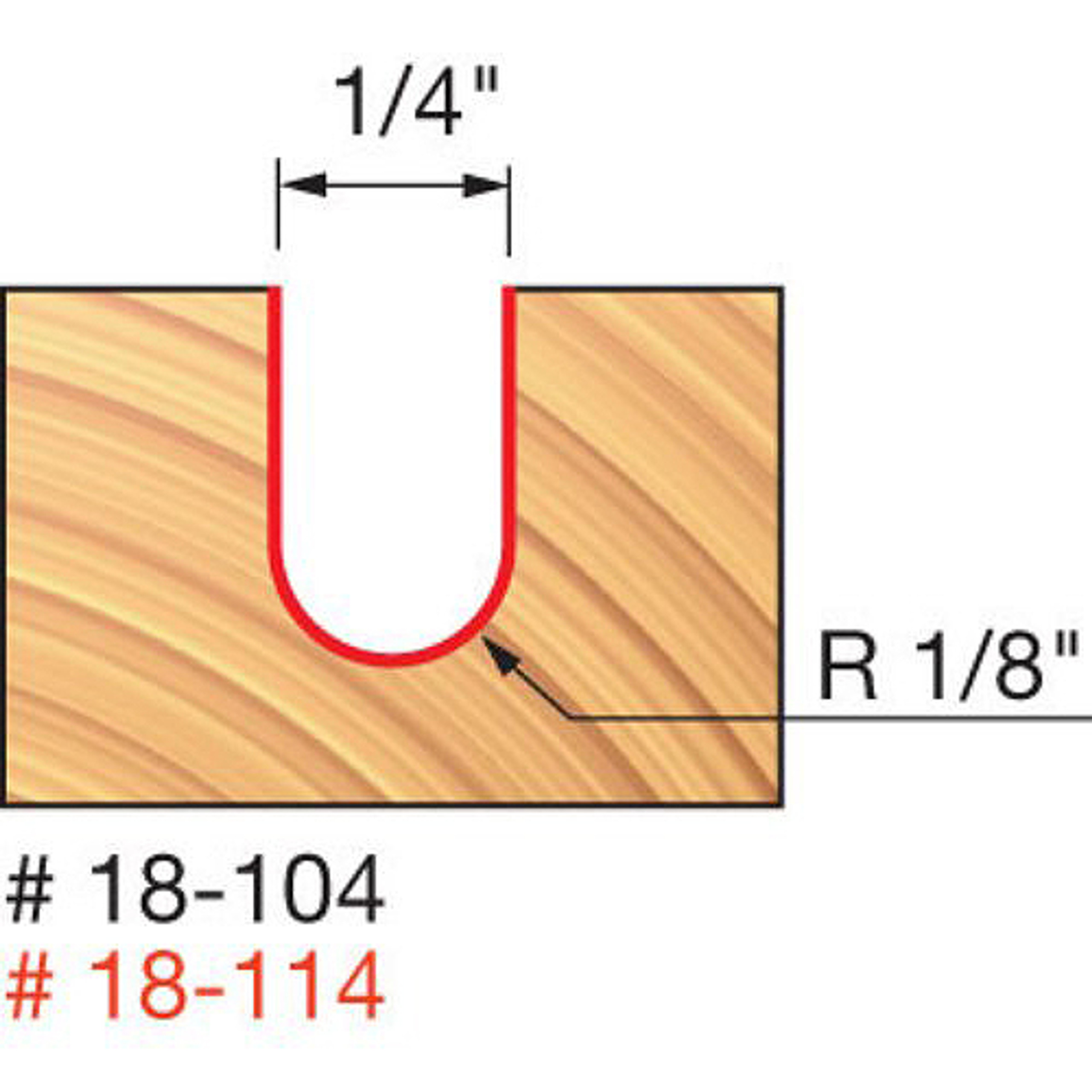 Round Nose 1/8 R X 3/8 CH X 1/4 SH - Image 2