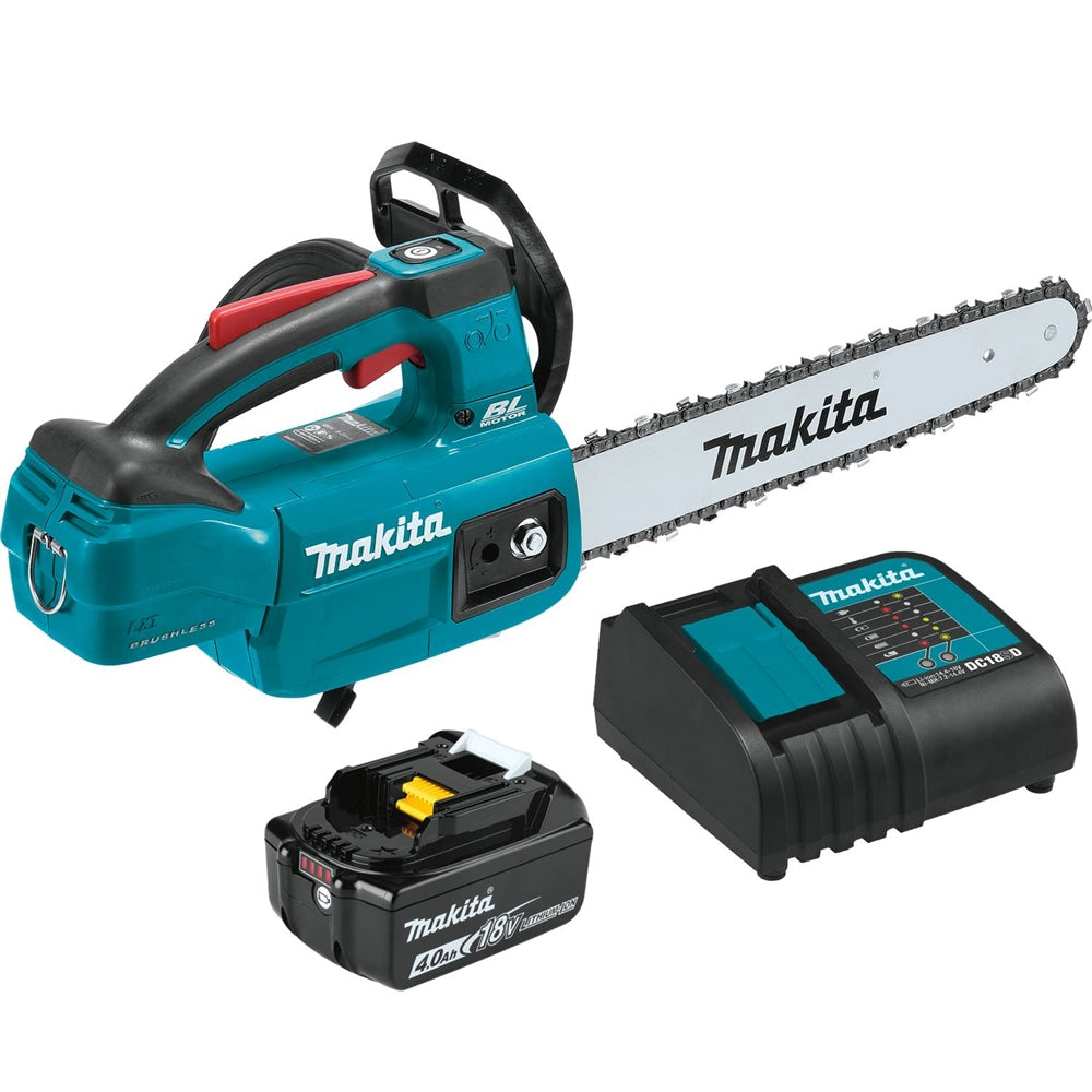 Makita XCU10SM1 18V Cordless 12 in. Chainsaw Kit
