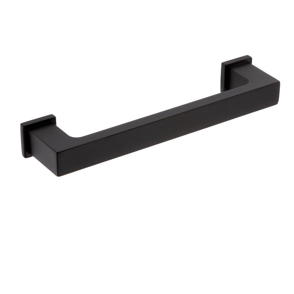 Chelsey 4 in. Matte Black Drawer Pull