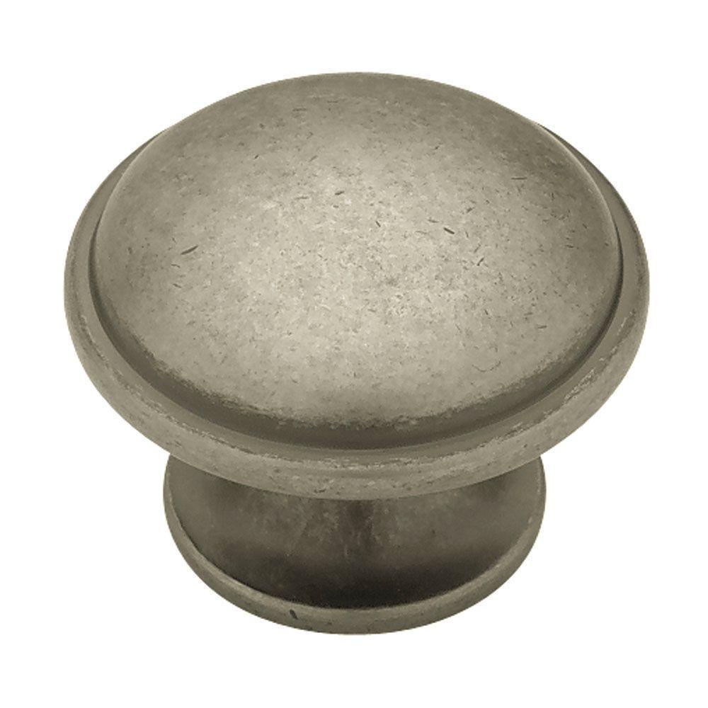 Rustic 1-1/2 in. (38mm) Antique Iron Round Cabinet Knob