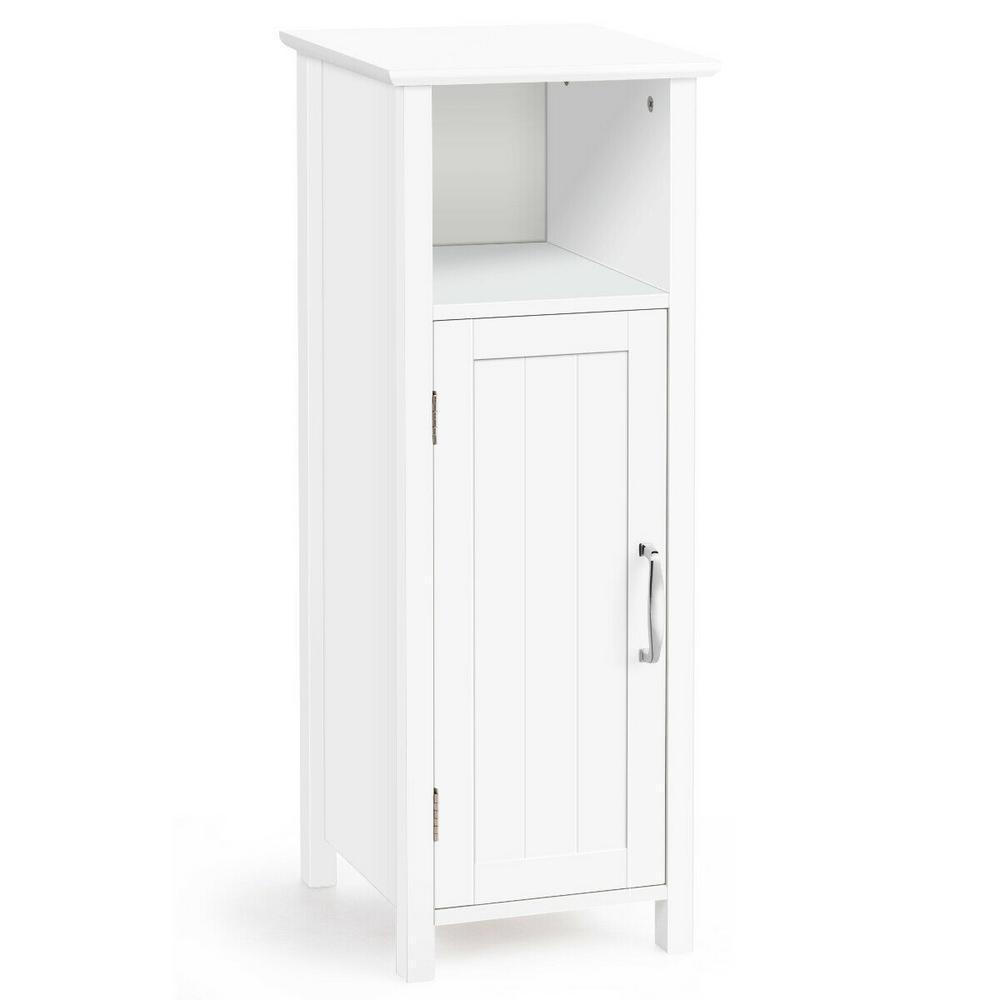 12 in. W x 12 in. L x 31.5 in. H Freestanding Bathroom Storage Linen Cabinet with Adjustable Shelf and Door in White