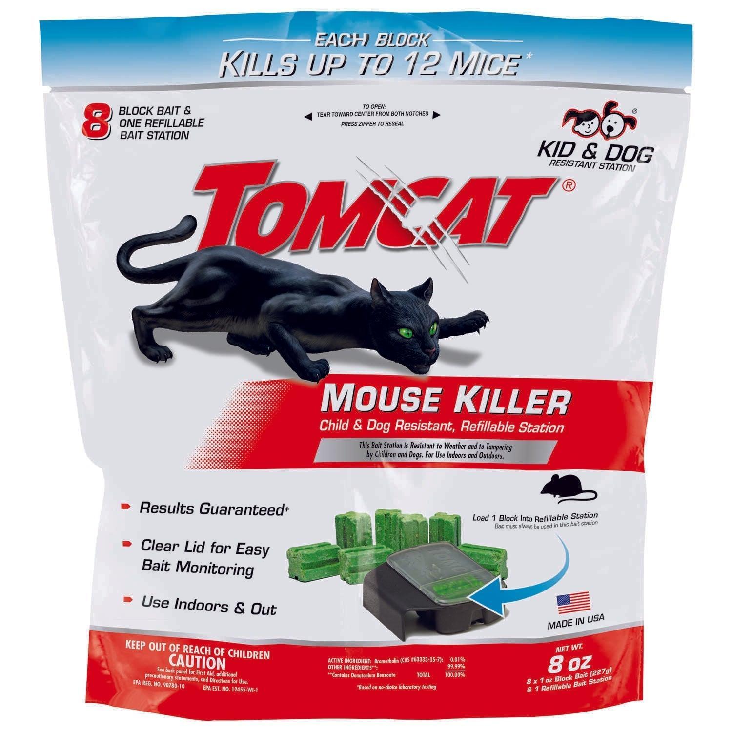 Tomcat Bait Station Blocks For Mice 1 pk