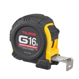 Tajima Tool G-Series Tape Measure, Steel Blade, 16 ft. x 1 in. G-16BW