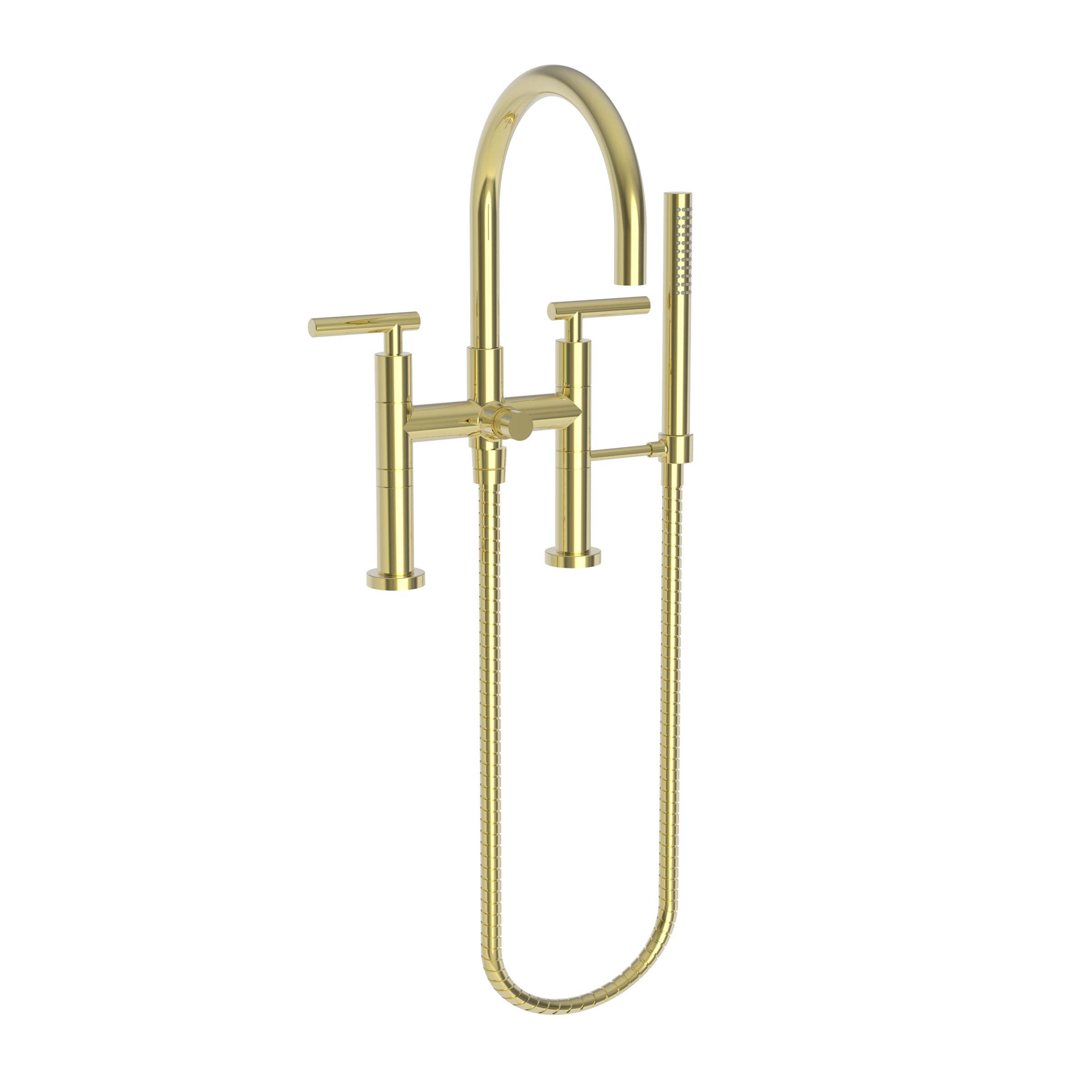 Newport Brass 1500-4273 East Linear Exposed Tub & Hand Shower Set - Deck Mount