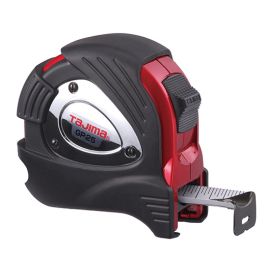 Tajima Tool G-Plus Tape Measure, Steel Blade, 25 ft. x 1 in. GP-25BW