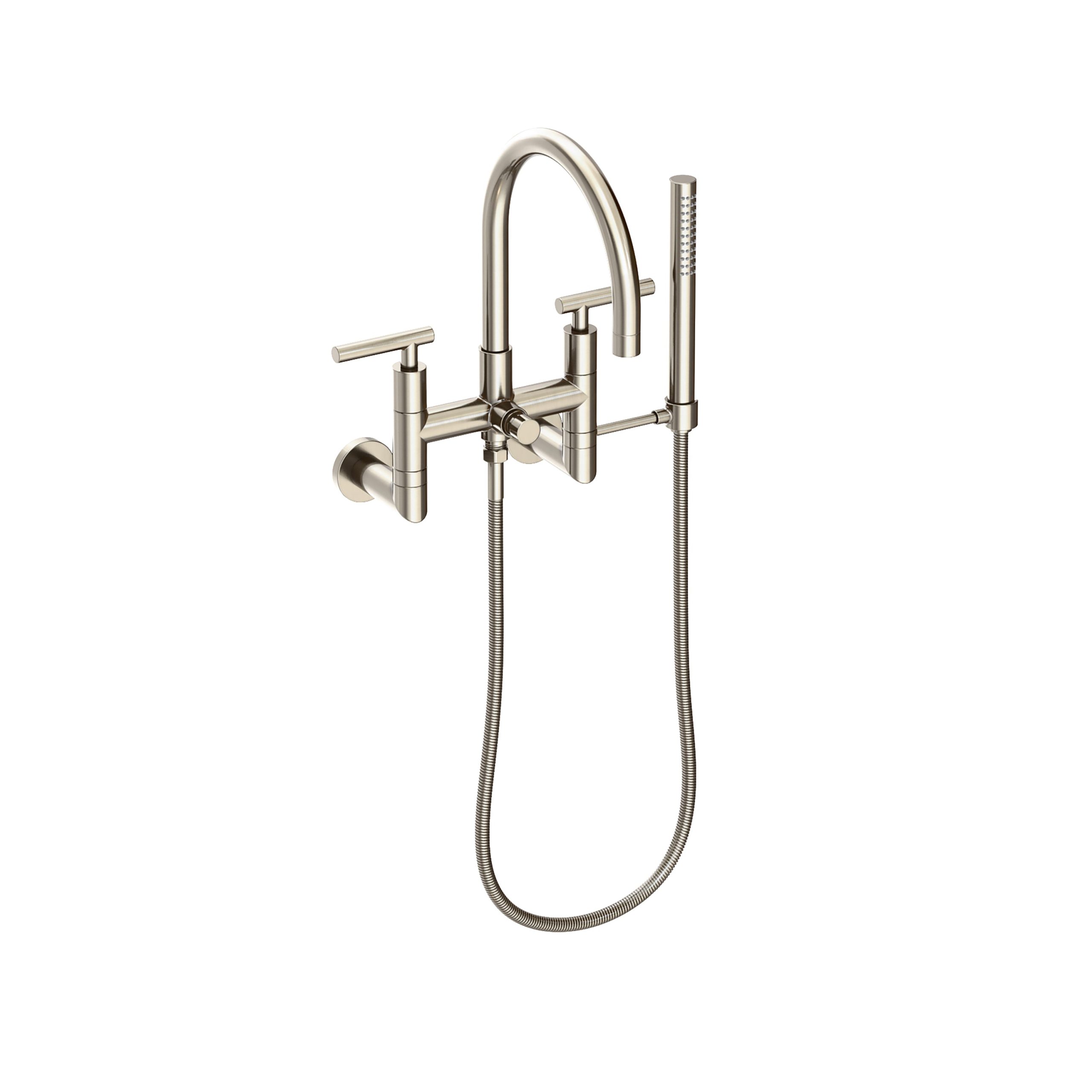 Newport Brass 1500-4283 East Linear Exposed Tub & Hand Shower Set - Wall Mount