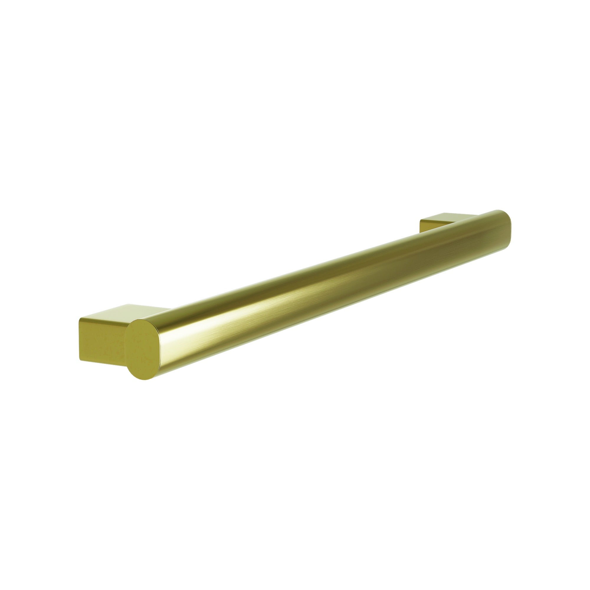 Bradley 8B1-0012400-BR Grab Bar Oval, Stainless Satin, 24" Brushed Brass