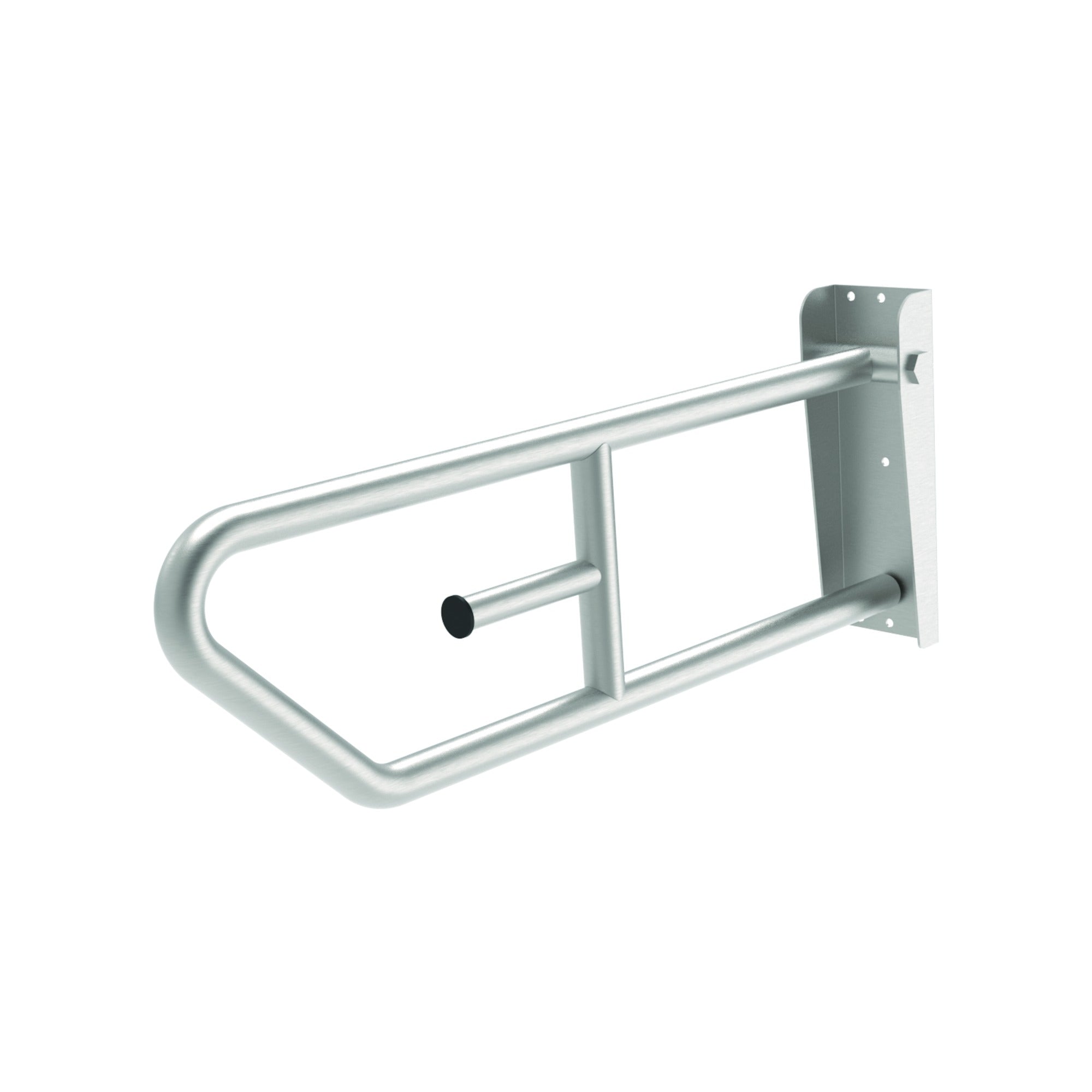 Bradley 8372-108000 Swing Up Grab Bar, 30" L, TTD, Safety Grip