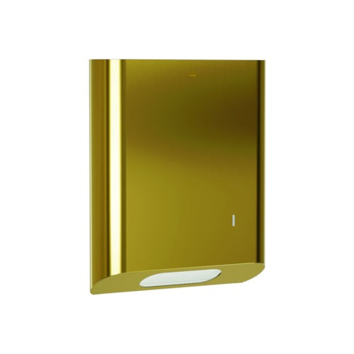 Bradley 2B1-110000-BR Towel Dispenser- Surface Mtd, Medium Capacity Brushed Brass