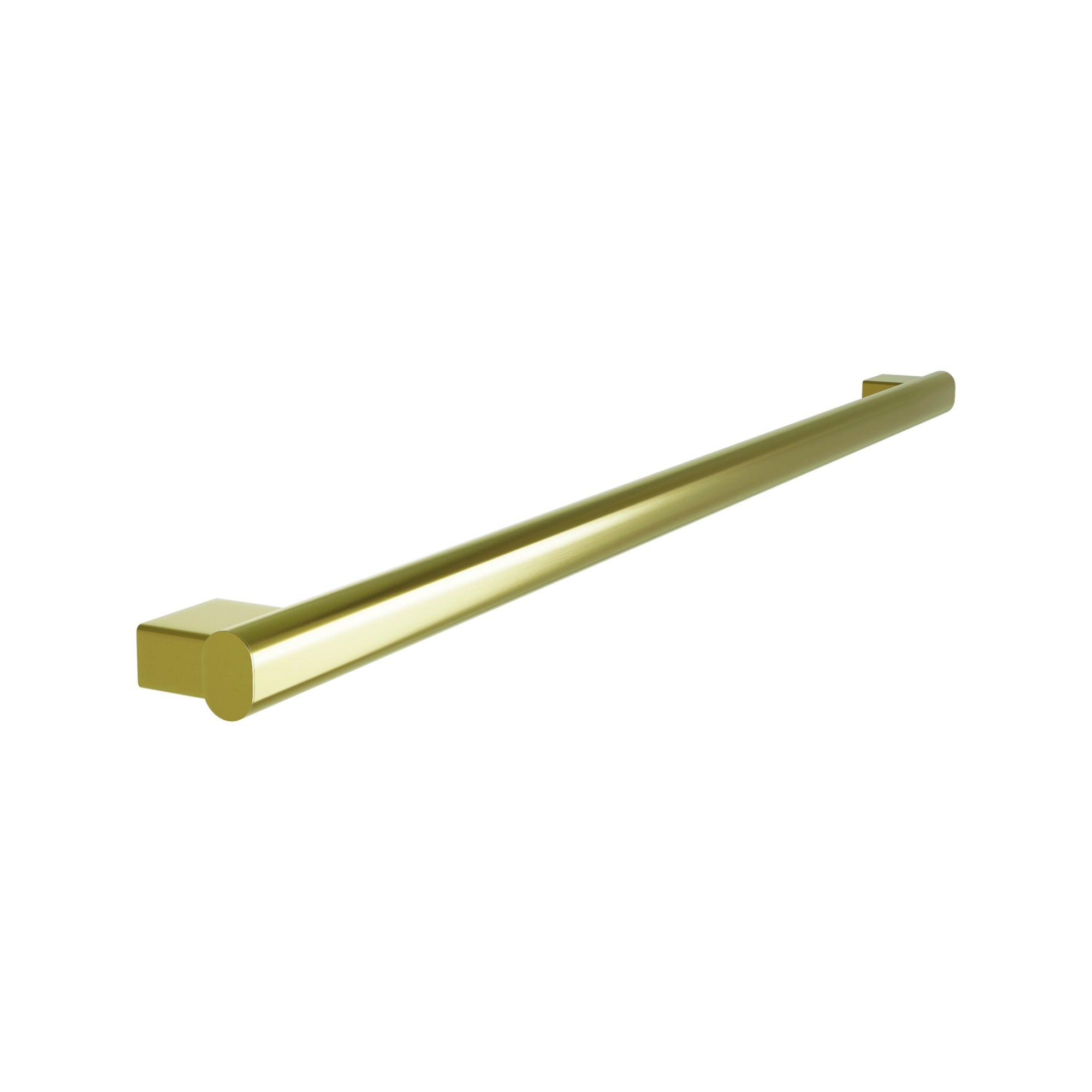 Bradley 8B1-0014200-BR Grab Bar Oval, Stainless Satin, 42" Brushed Brass