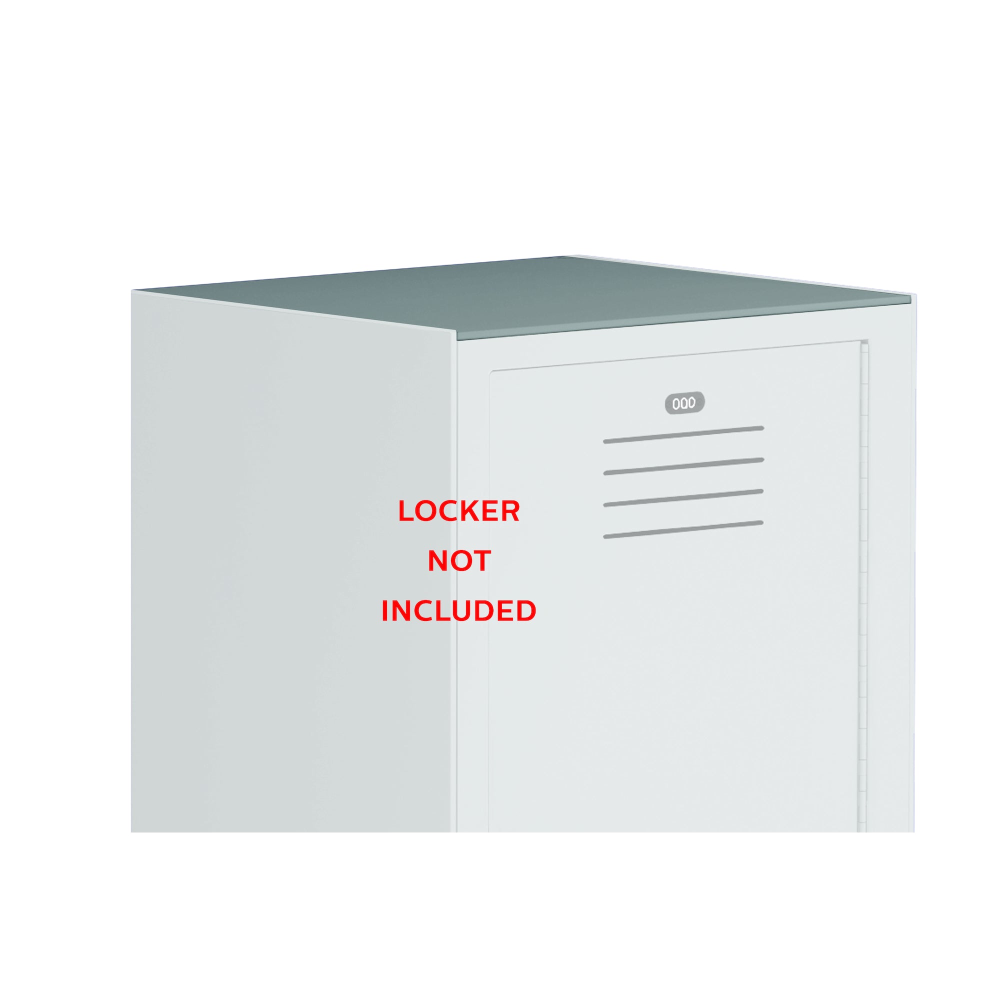 Bradley FT1512-200 Flat Top, 15Dx12L, Gray