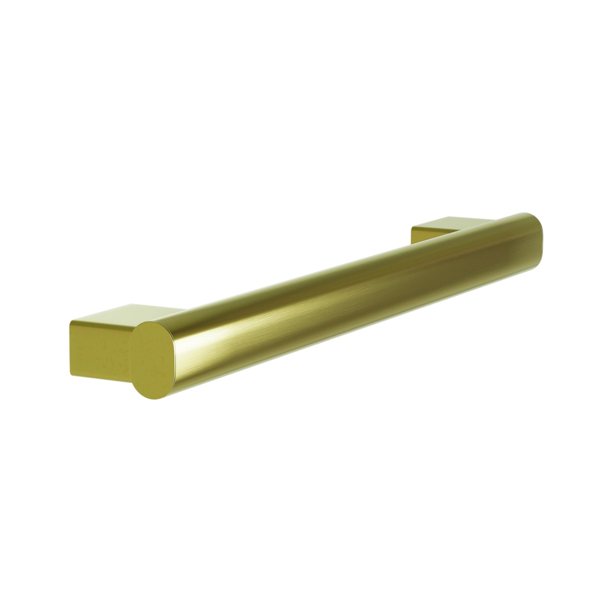 Bradley 8B1-0011800-BR Grab Bar Oval, Stainless Satin, 18" Brushed Brass