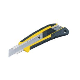 Tajima Tool Heavy Duty GRI 560 Blade Cutter Knife with Comfort Grip, Auto Blade Lock, 1x Endura-Blade LC-560