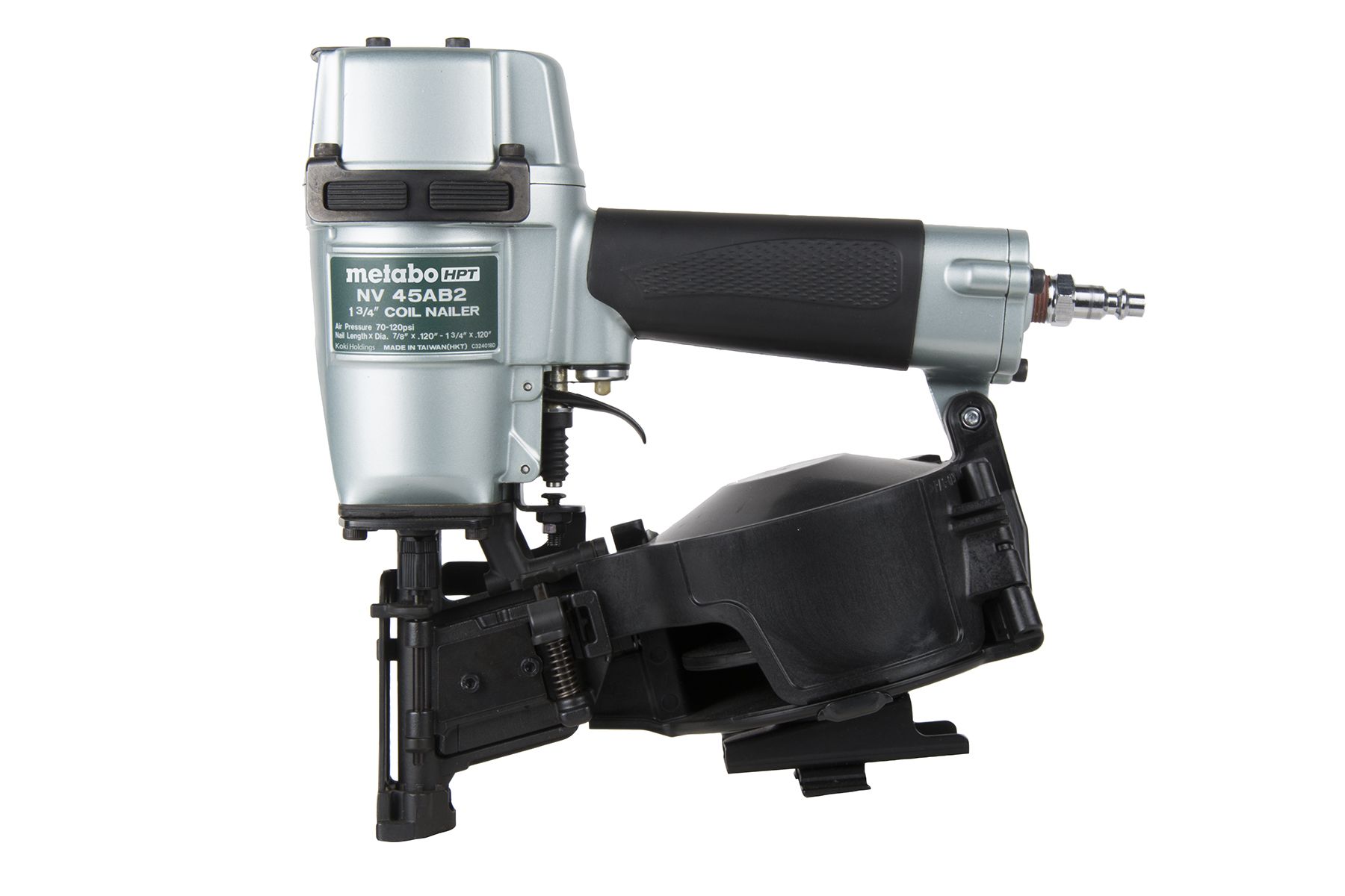 Metabo 1-3/4 in. Coil Roofing Nailer NV45AB2M - Image 2