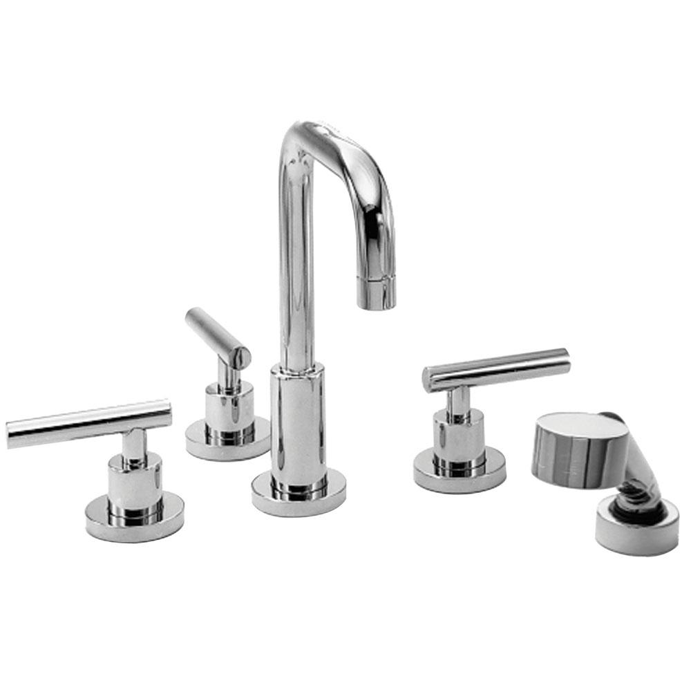 Newport Brass 3-1407L East Square Roman Tub Faucet With Hand Shower