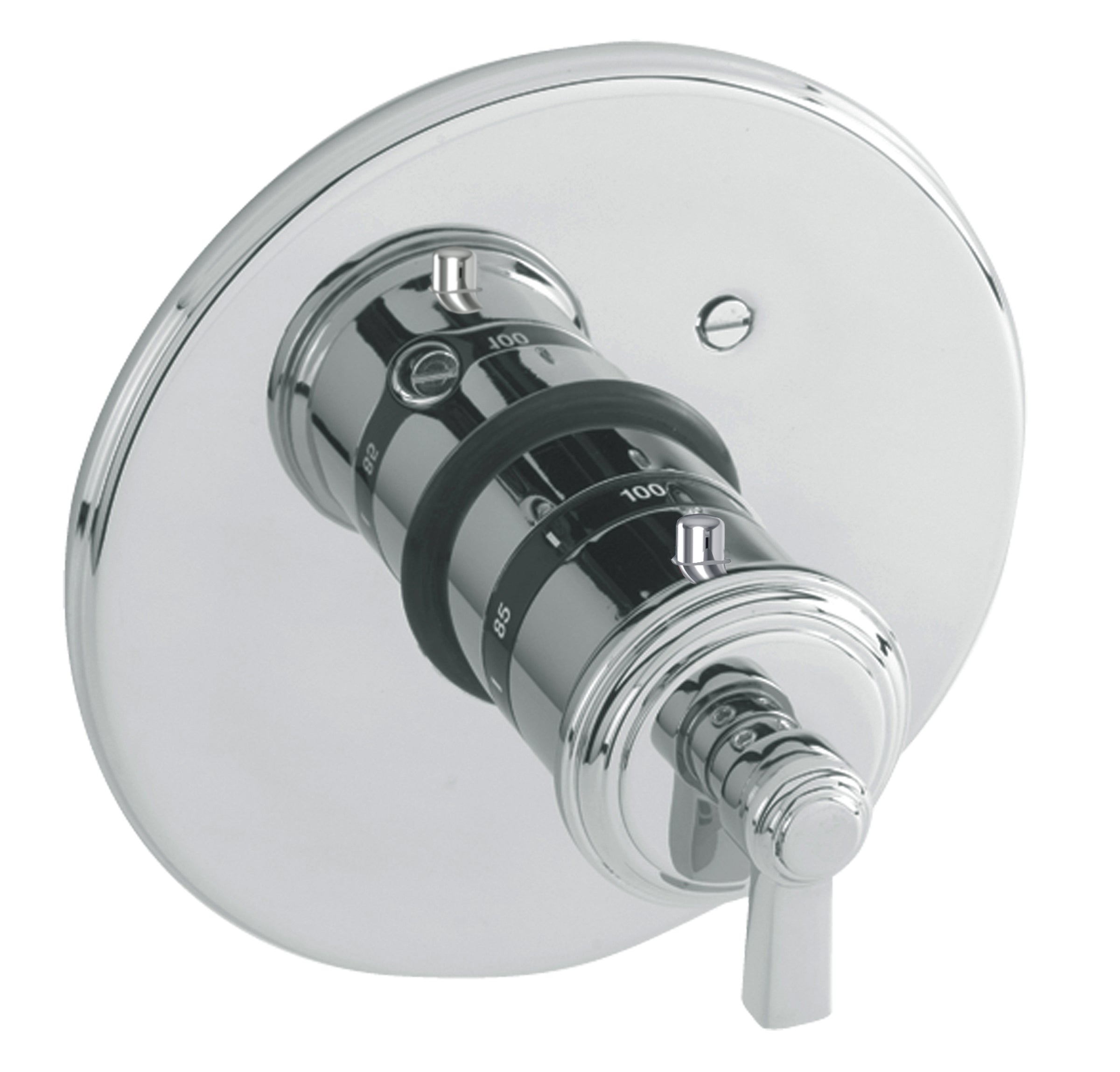 Newport Brass 3-1624TR Miro 3/4" Round Thermostatic Trim Plate With Handle