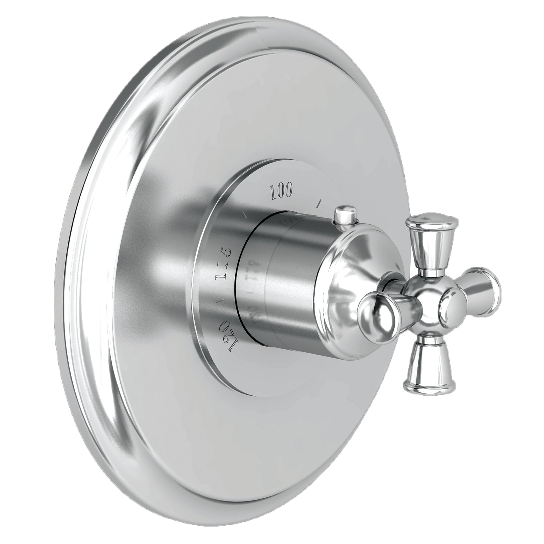 Newport Brass 3-2404TR Aylesbury 3/4" Round Thermostatic Trim Plate With Handle