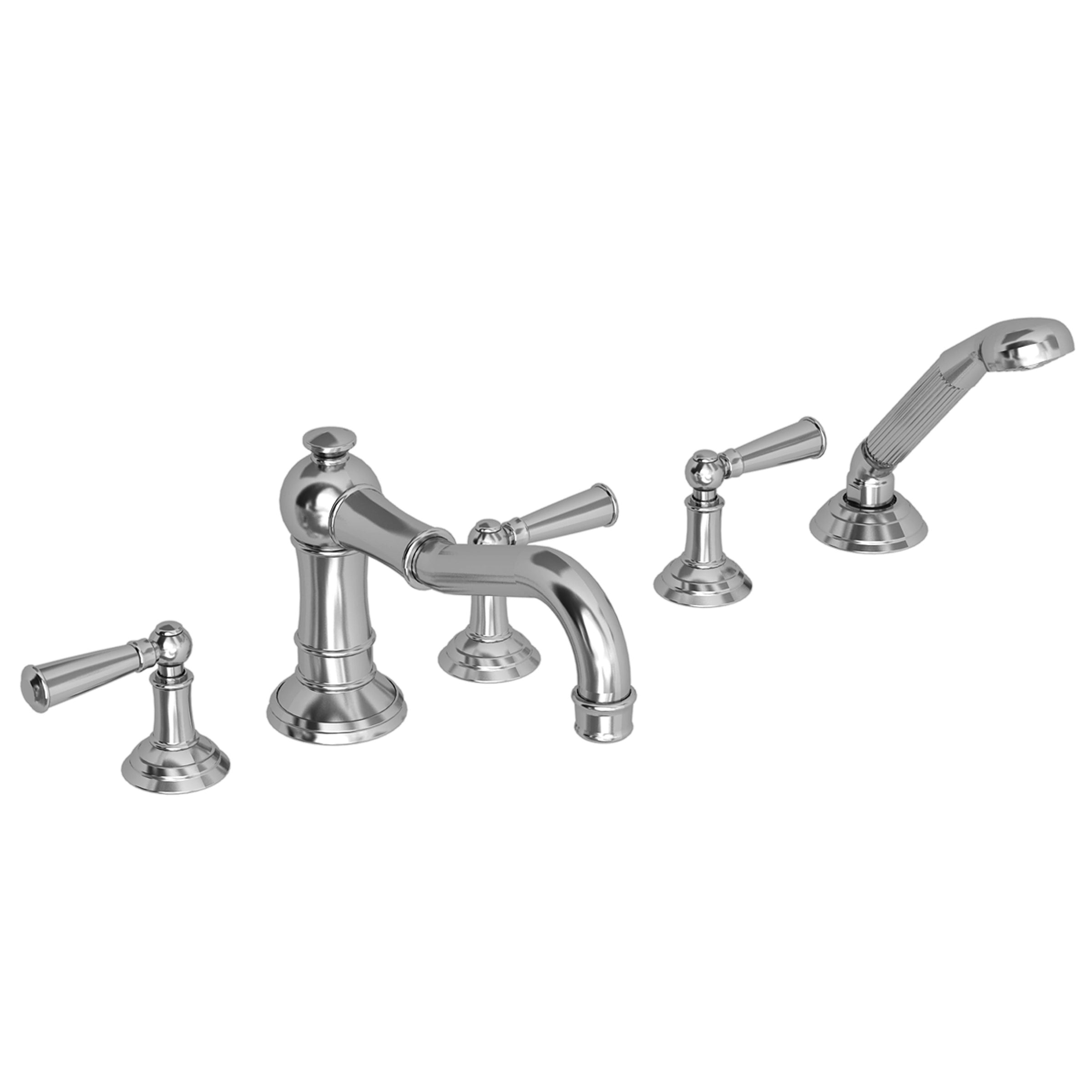Newport Brass 3-2477 Jacobean Roman Tub Faucet With Hand Shower