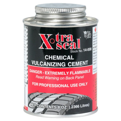 X-tra Seal Chemical Vulcanizing Tire Repair Cement 8 Oz Can (14-008)