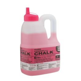 Tajima Tool Micro Chalk, Ultra-Fine Chalk with Easy-Fill Nozzle, 6lbs./2.7kg, Fluorescent Pink PLC2-FP2700