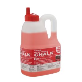Tajima Tool Micro Chalk, Ultra-Fine Chalk with Easy-Fill Nozzle, 6lbs./2.7kg, Red PLC2-R2700