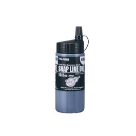 Tajima Tool Snap Line Dye, Permanent Marking Chalk with Easy-Fill Nozzle, 300g/10.5 oz, Black PLC3-BK300
